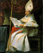 Bartolome Esteban Murillo San Leandro, Obispo de Sevilla oil painting